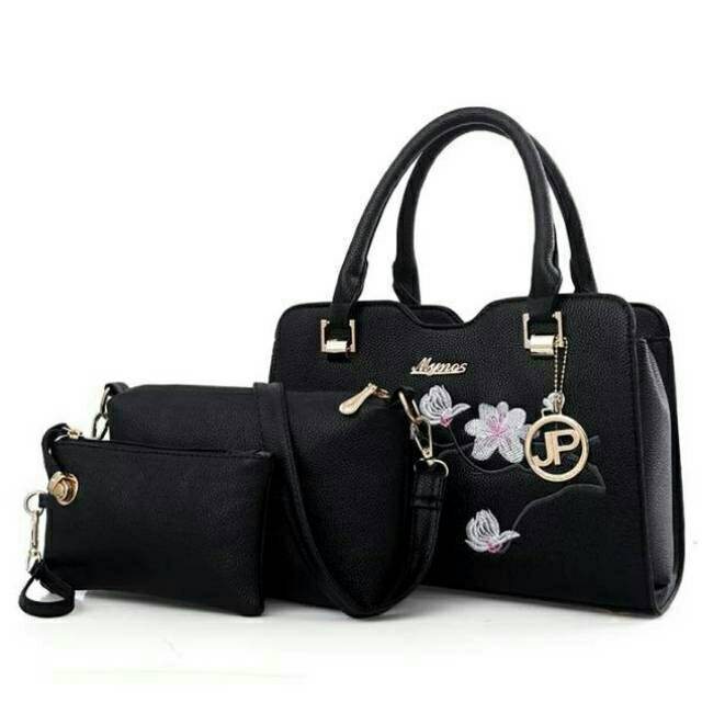 Tas Kahiyang 3in1 Handbag Tas Wanita Cantik Besar (2tas muat 1kg) dibrodir