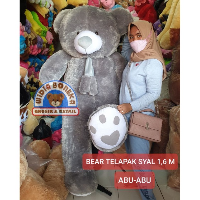 Boneka teddy bear super jumbo ukuran 1,6 meter