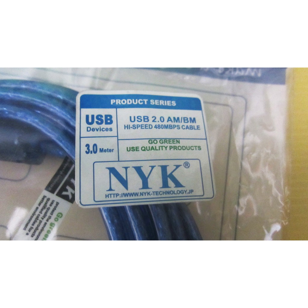 kabel extension usb to printer 3 meter NYK