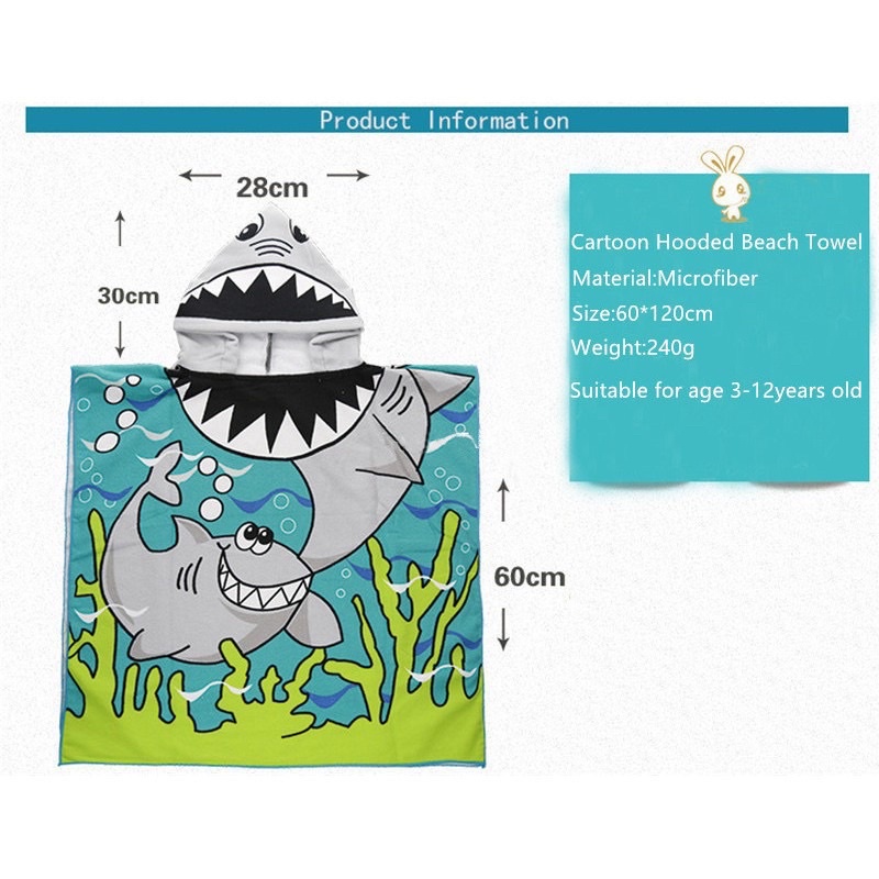 Handuk Ponco anak karakter/Handuk Ponco Murah / Ponco DF /Handuk Renang