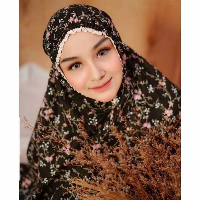 MUKENA KATUN JEPANG ORI KOMBINASI RENDA / MUKENA DEWASA KATUN JEPANG RENDA / MUKENA KATUN