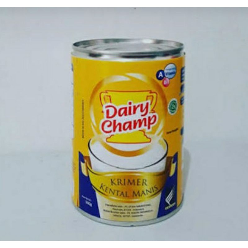 

susu kental manis dairy champ kaleng 480 gr