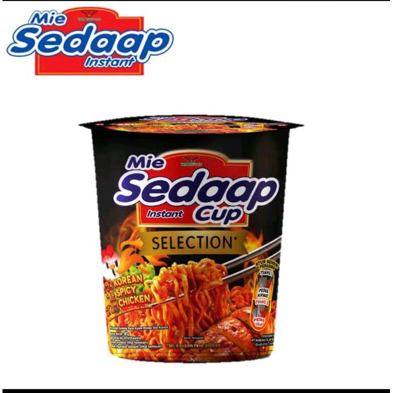 

Mie Sedap Sedaaap Cup Korean Spicy Noodles TERMURAH