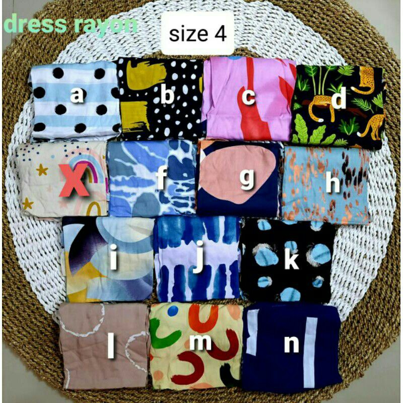 Dress anak katun rayon