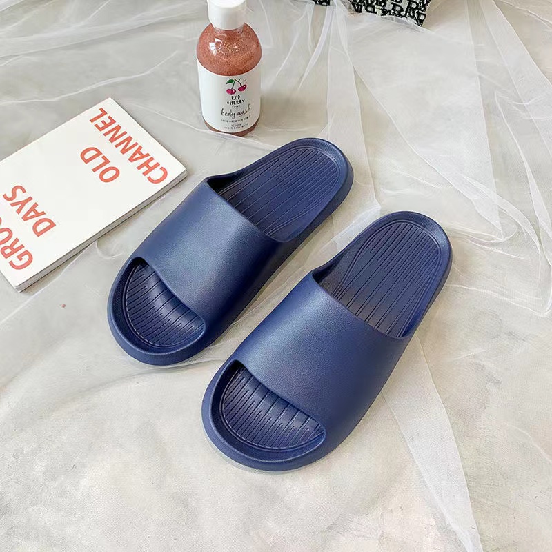 Sandal Selop Polos Pria Import Sandal Cowok Polos Slip On Simple Murah Korean Style