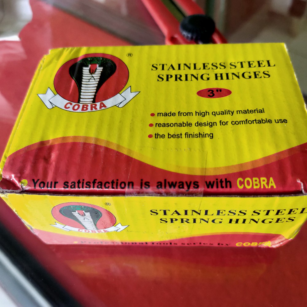 Engsel Per Double 3 4 5 Stainless Cobra Engsel Koboi 75 100 125mm Engsel Veer Ss 3 4 5 In Dim