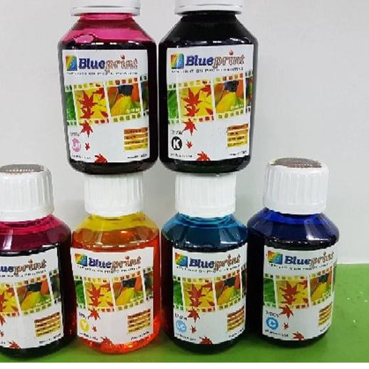 ▼ Paket 1 Set Tinta Blueprint Original untuk Canon/Epson (4 Warna) ✻