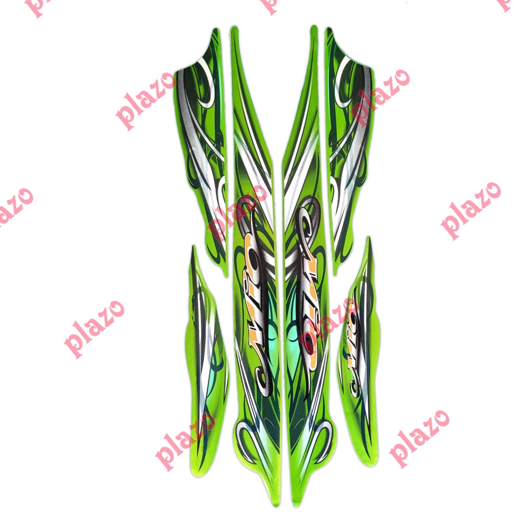 striping sticker lis body motor mio sporty 2010 hijau