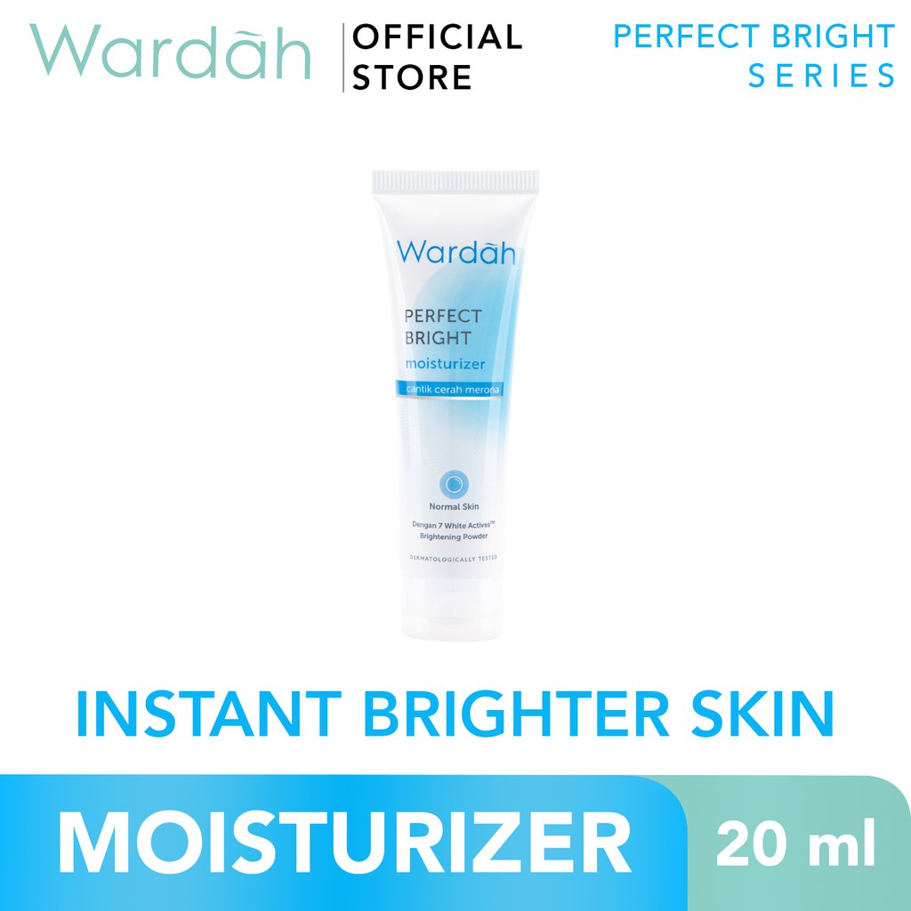 Wardah Perfect Bright Moisturizer Normal Skin 20 ml / Wardah Perfect Bright Moisturizer / Wardah Perfect Bright Series