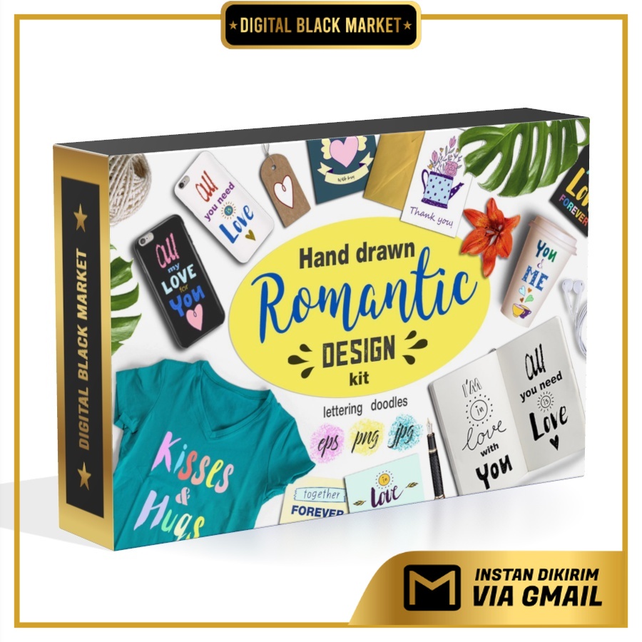 Romantic Design Kit - Vector Designs