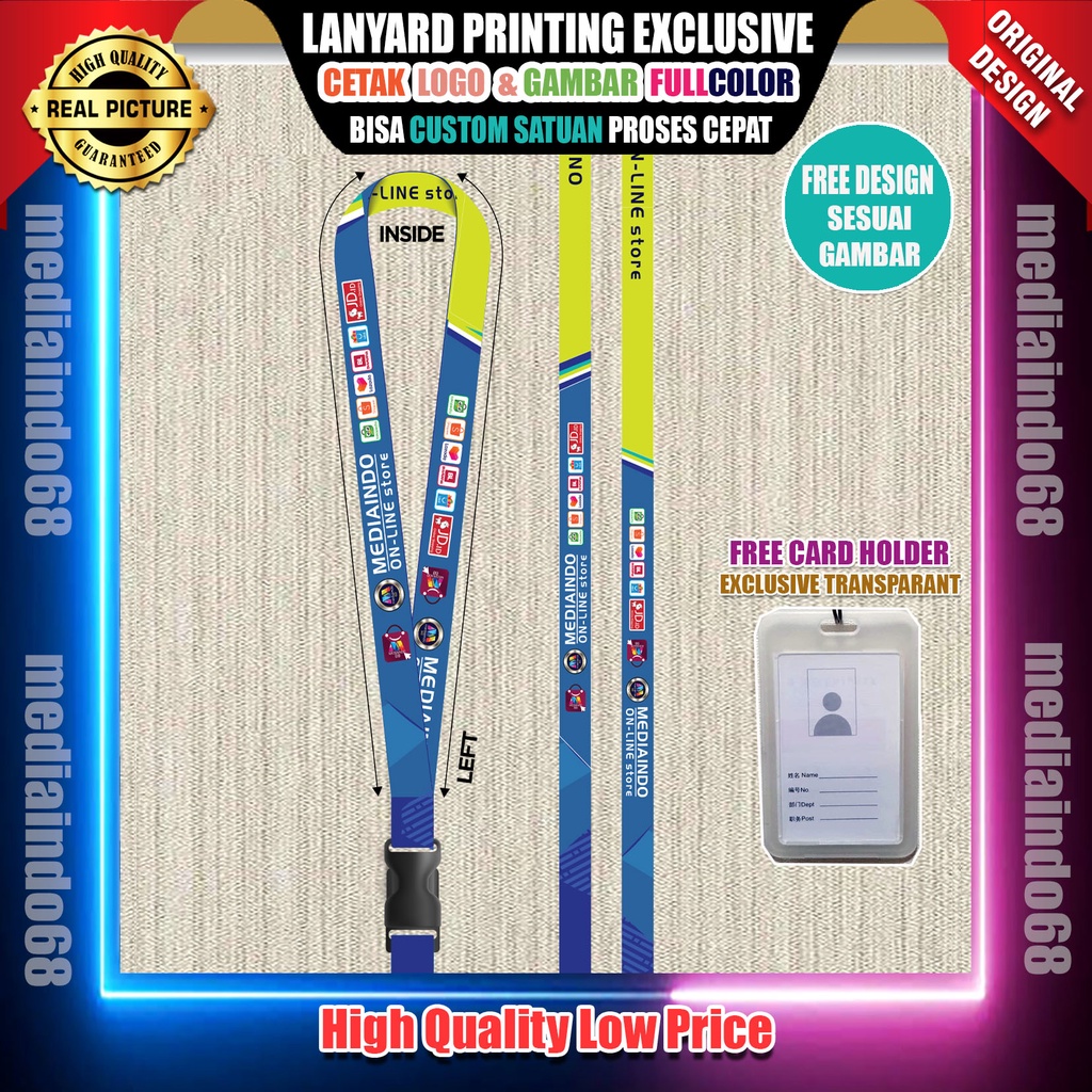 

TEMPLATE DEFAULT M-14 Lanyard ,Strap ID, HP/Flashdisk Printing Digital (Paket Lengkap Exclusive)