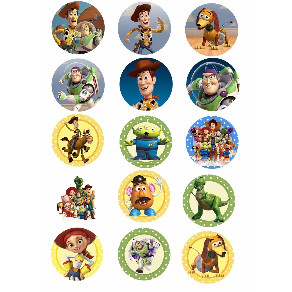 

CUPCAKE TOPPER CUSTOM KARAKTER TOY STORY