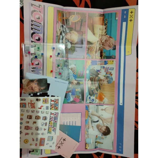 (UNSEALED) ALBUM TXT BLUE HOUR R VER. ALBUM ONLY/PC SOOBIN R ONLY