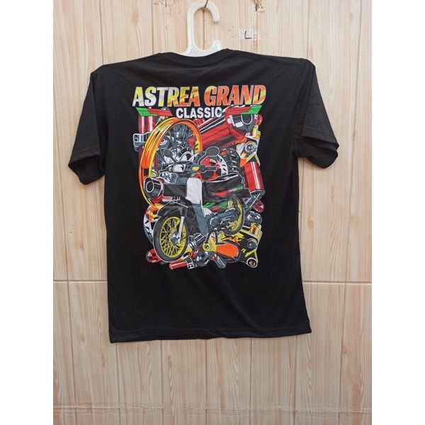 Kaos pria honda astrea grand hitam distro