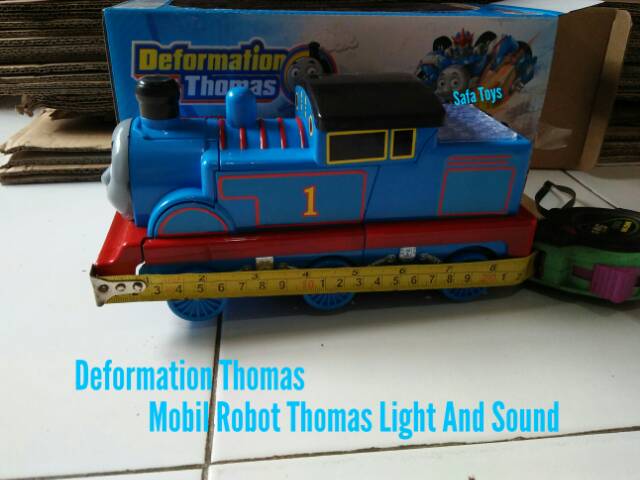 Mainan Anak Kereta Thomas Bisa Berubah Jadi Robot Deformation Thomas