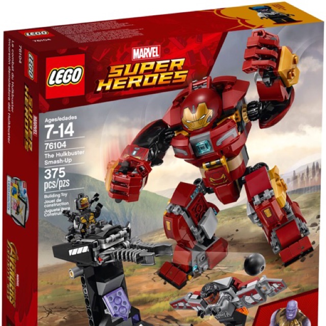 LEGO 76104 SUPER HEROES The Hulkbuster Smash Up