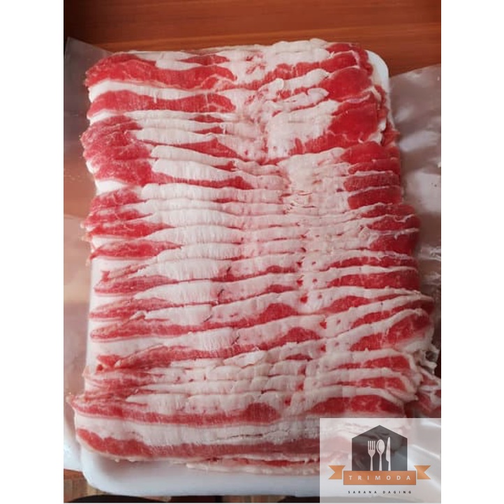 

Daging Sapi Slice US Yoshinoya Shabu Shortplate Beef 500 gr