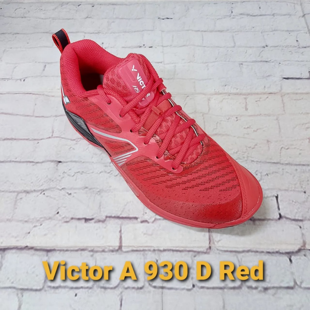 Sepatu badminton/bulu tangkis victor A 930 D Red