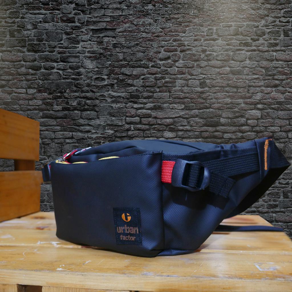 Tas Selempang Dada Pinggang Waistbag Pria Casual Trendi Model Terbaru Navy Original Urban Clmb