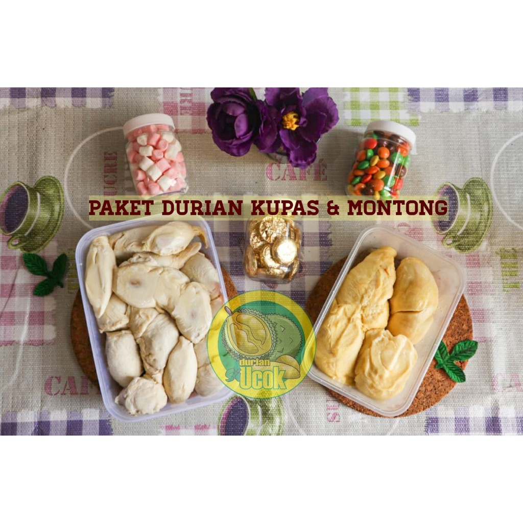 

Paket 1 Box Durian Monthong & 1 Box Durian Kupas