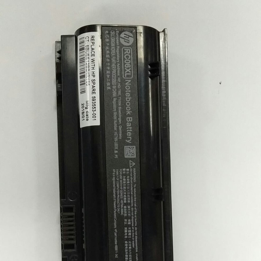 Baterai Original HP ProBook 4340S 4341 4341S 4340 RC06 RC06XL