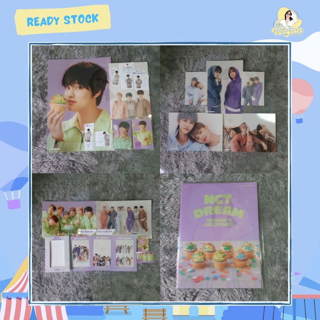 SEASON GREETING 2021 NCT DREAM JENO JAEMIN HAECHAN MARK RENJUN CHENLE JISUNG SG PC POSTER