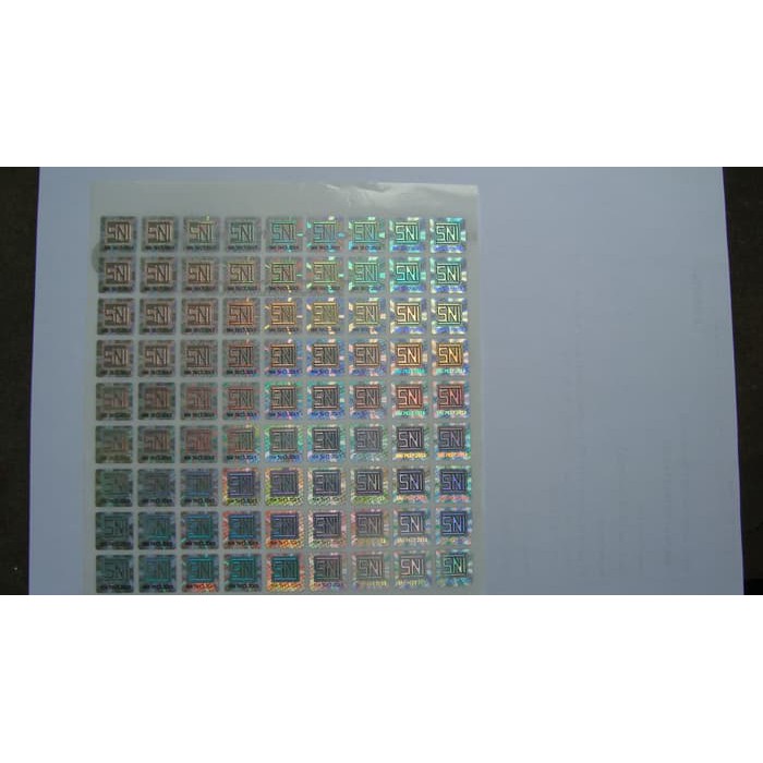 

[Promo] Sticker Hologram SNI Standard Nasional Indonesia Tipe 1 Murah