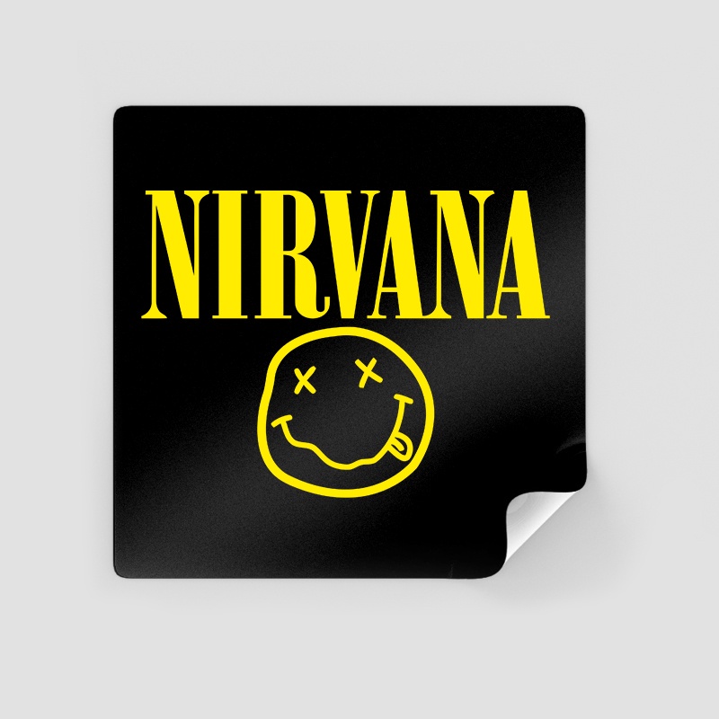 

Sticker Stiker Nirvana Logo Band Satuan Anti Air Motor Helm Kaca Lucu