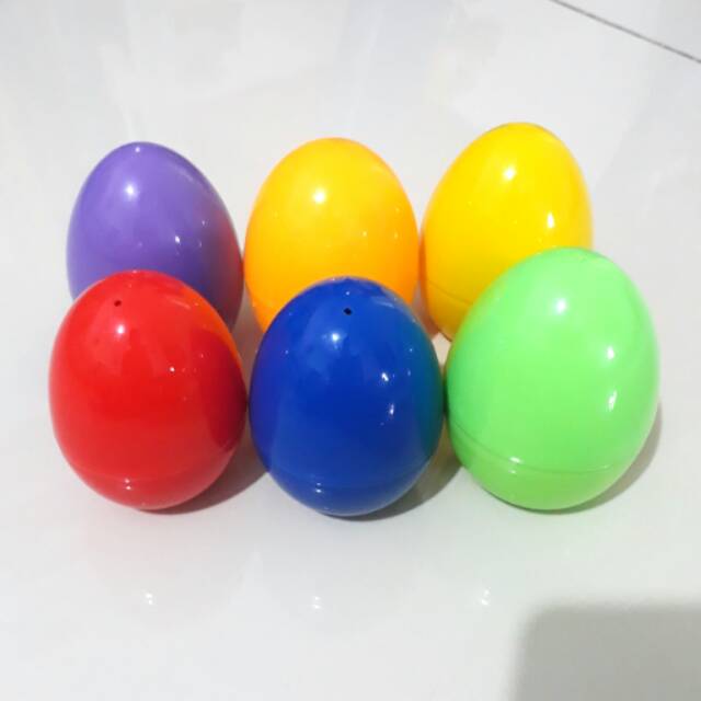 Plastic Surprise Egg BESAR ( Mainan telur plastik)