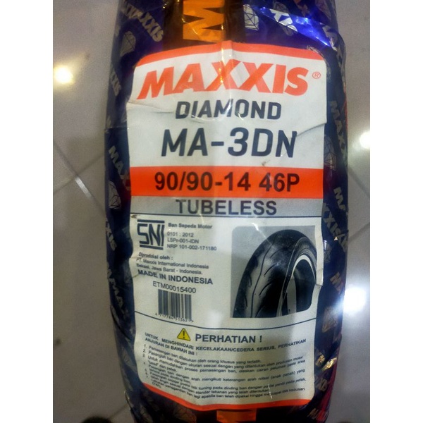 MAXXIS BAN LUAR TYPE MA-3DN DIAMOND 90/90 RING 14