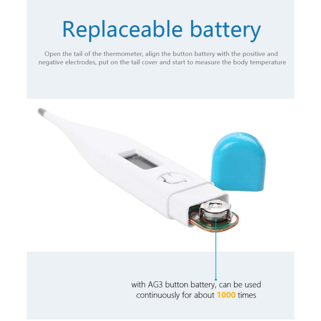 Thermometer Digital Pengukur Suhu Badan Termometer Tubuh Bayi Batang Baby Anak