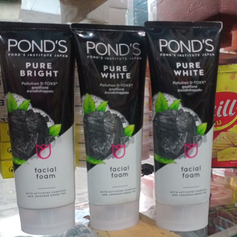 Jual facial wash ponds hitam 100grm murah Shopee Indonesia