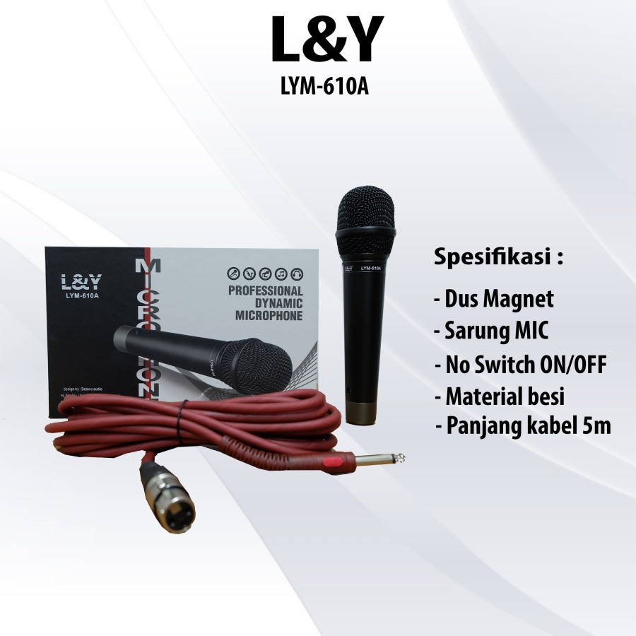 MIC KABEL L&amp;Y LYM 610 A MICROPHONE CABLE