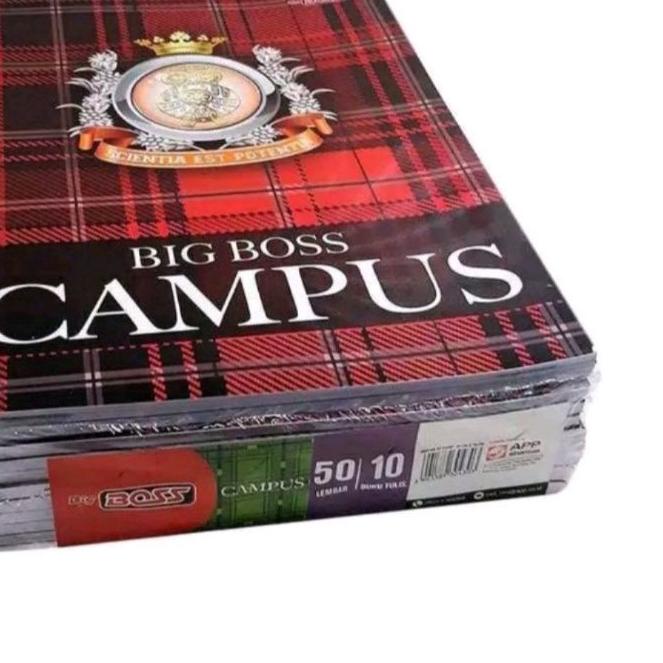 

2.2 Terlaris Buku Campus Big Boss isi 50 lbr uk. Boxy/Besar/Panjang