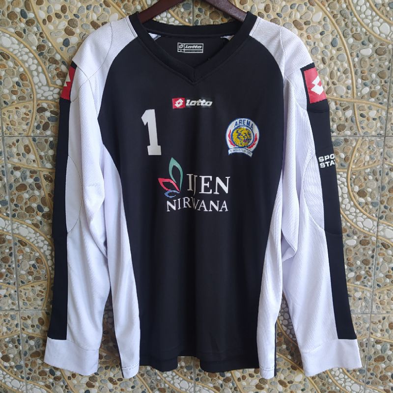 Jersey Liga Indonesia Arema Malang Kiper 2011 Original Lotto