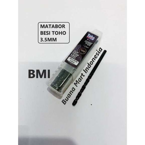 Matabor Besi Toho 3.5MM | Mata Bor Besi | TOHO Original | (1PC)
