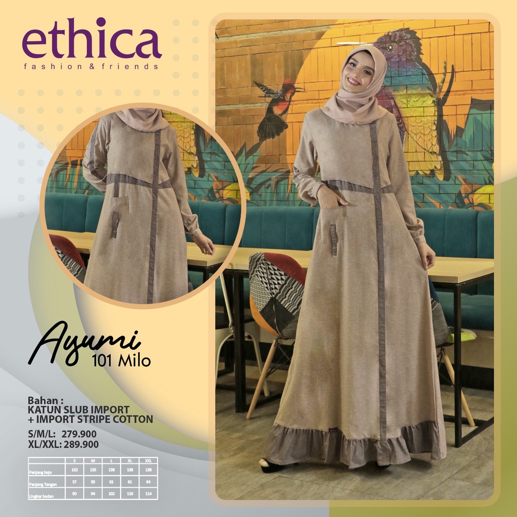 GAMIS TERBARU 2021 ETHICA AYUMI 101 MILO