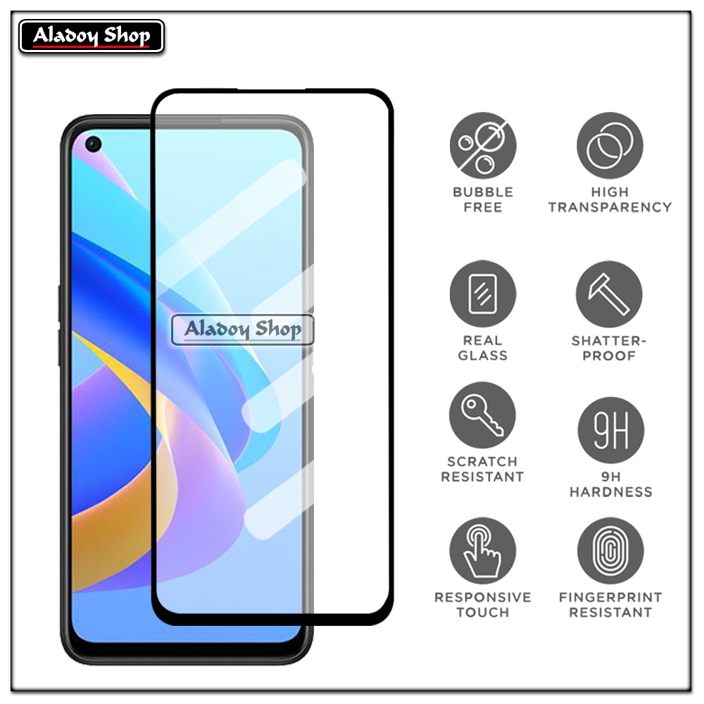 PROMO 3 IN 1 PAKET Tempered Glass Oppo A76 Free Tempered Glass Camera dan Skin Carbon