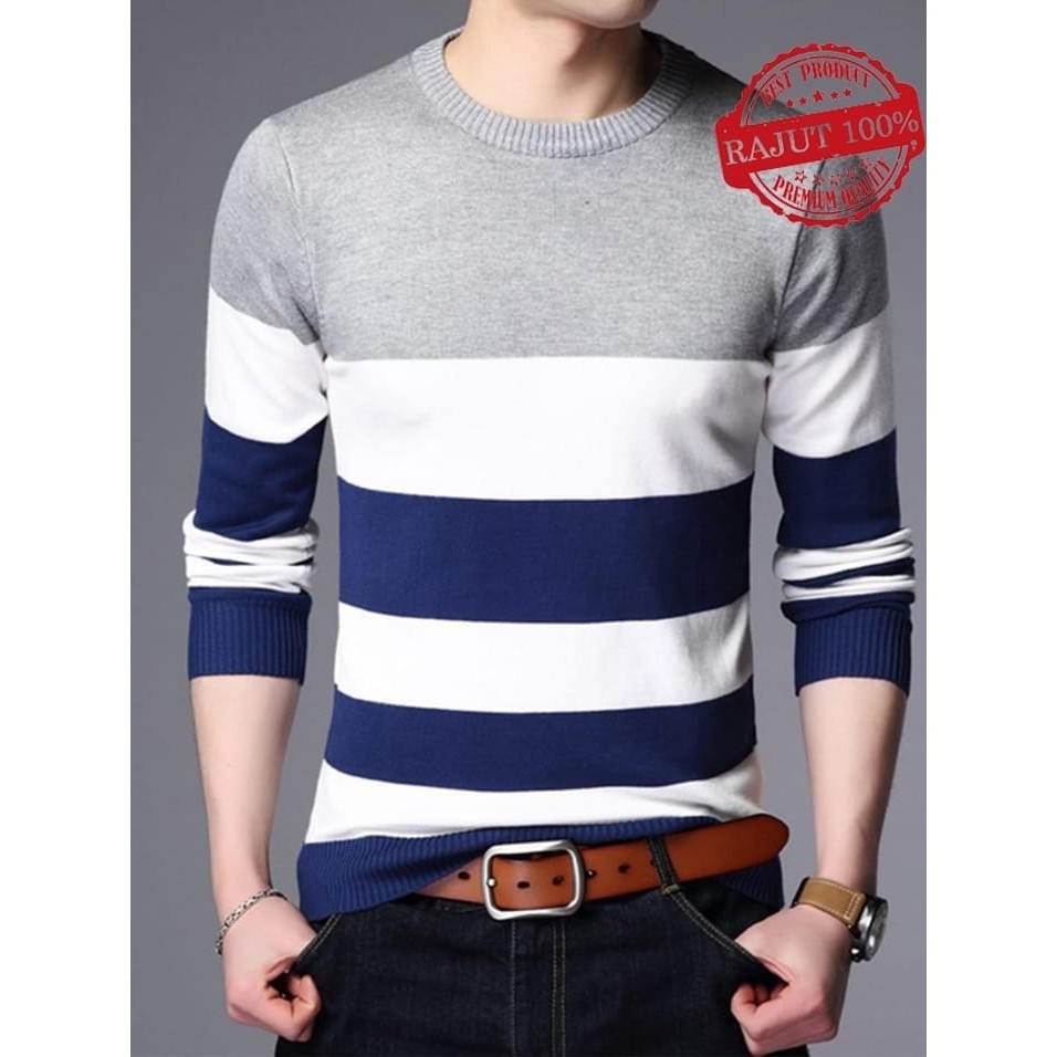 Zes collection,baju rajut pria/cowok ARGENTINE rajut tebal