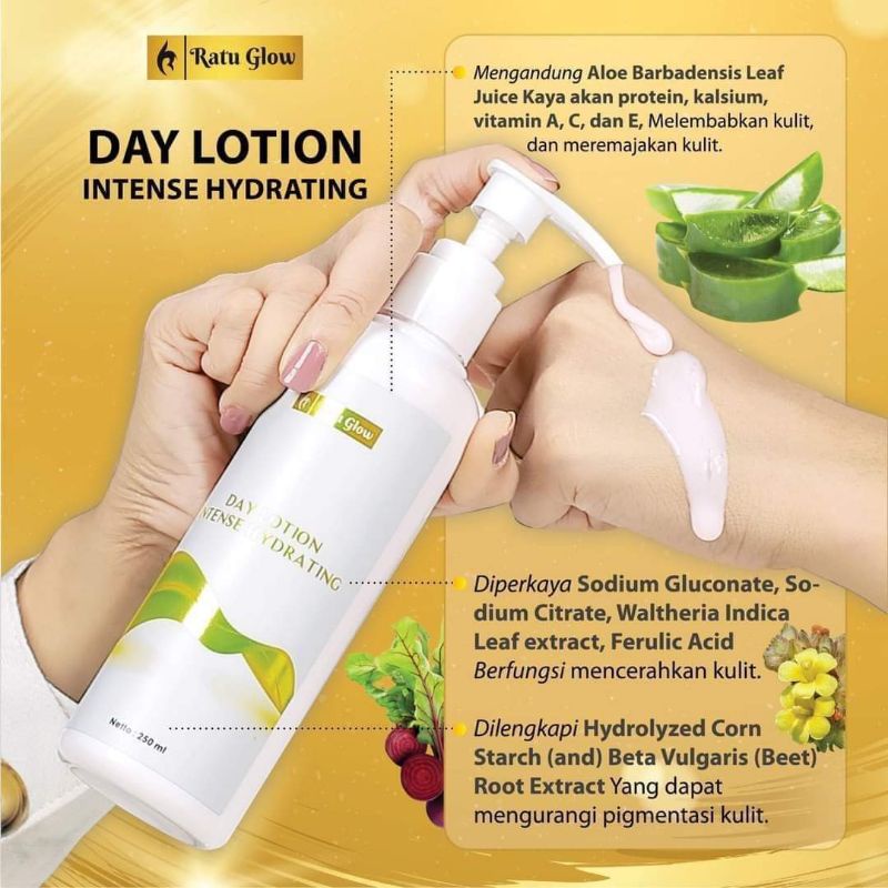 RATU GLOW DAY LOTION INTENSE HYDRATING