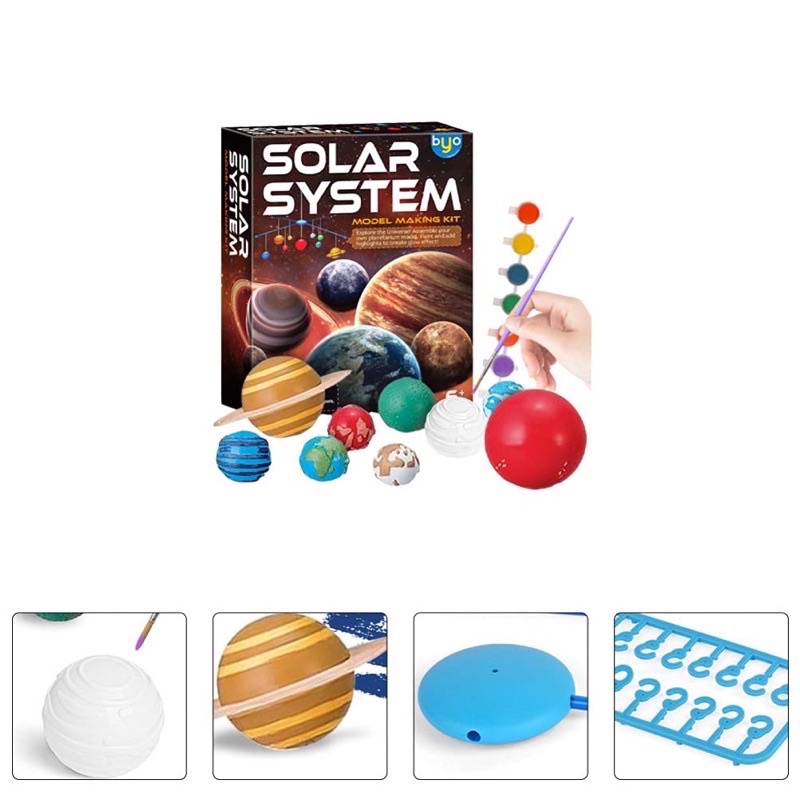 diy project solar system space exploration model making kit diy planetarium