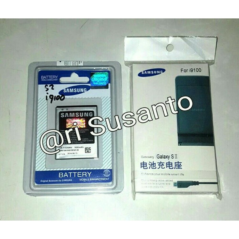 Baterai + Desktop Charger Samsung Galaxy S2 i9100