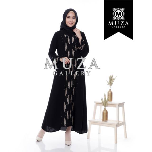 MUZA ABAYA HITAM ZIGAS (BUSUI)