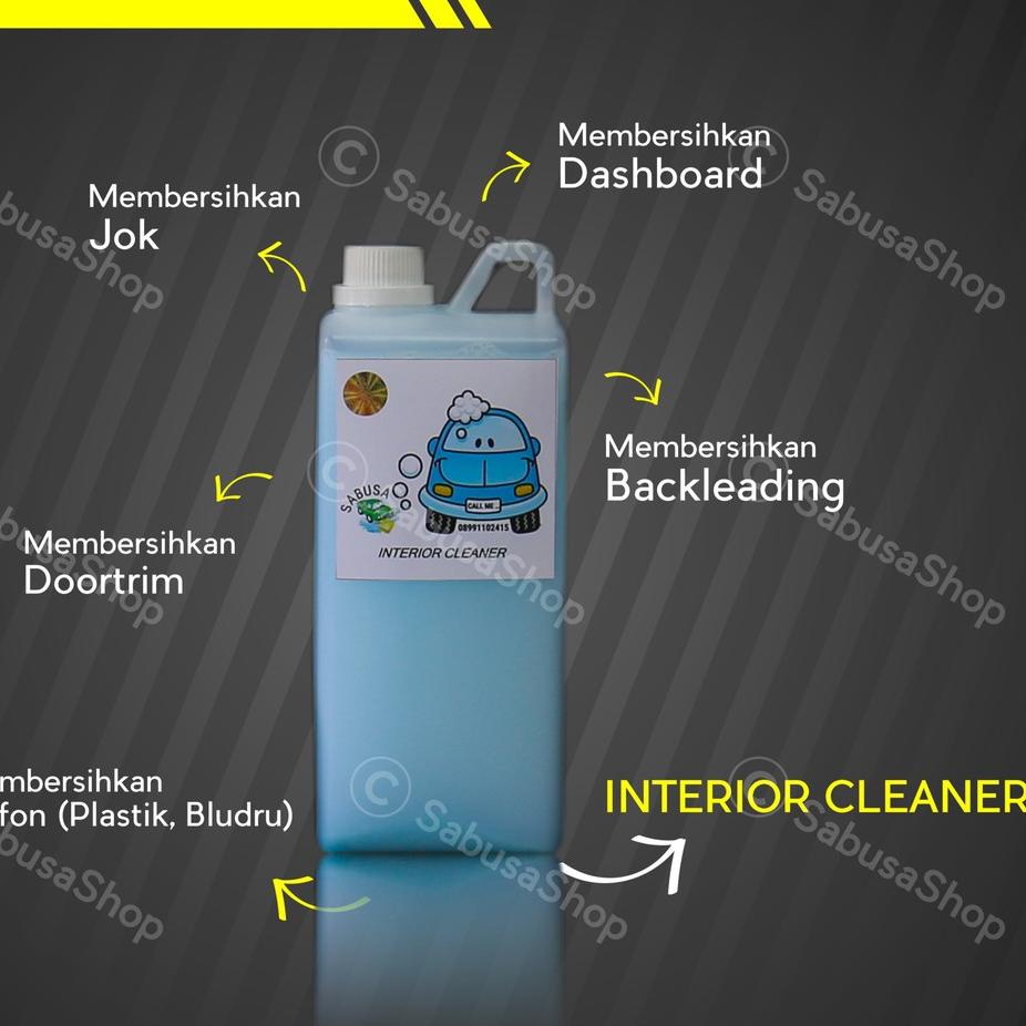 ۝ SABUSA Pembersih interior mobil, pembersih dashboard, pembersih jok, pembersih backleading, plafon