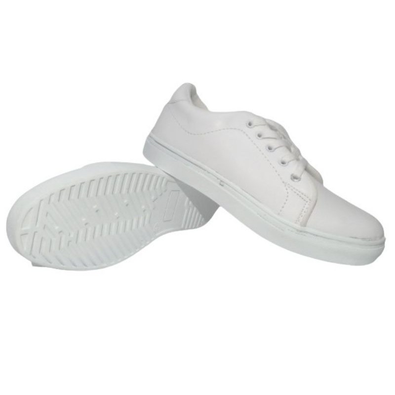 Sepatu Pria Wanita Putih Polos / White Shoes / Sneakers Polos / Sepatu Pria Murah (KODE :CUCI.Gdng)