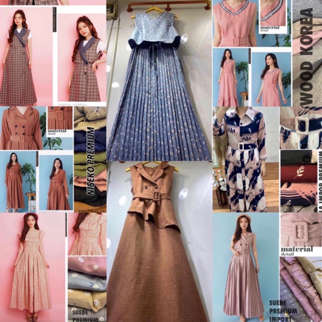 Maxi plisket overall wanita / fashion muslim / dress maxi / dress plisket import