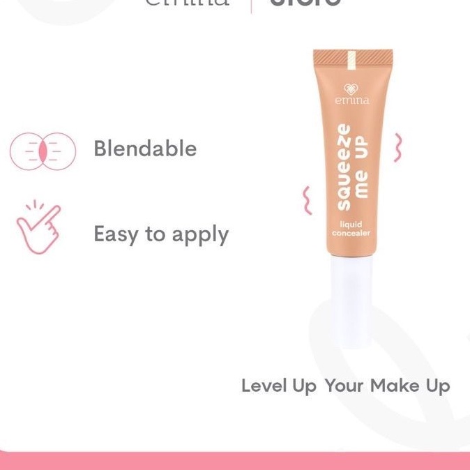 Emina Squeeze Me Up Concealer Light/Natural/Caramel