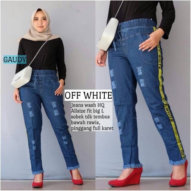 Celana Off white
