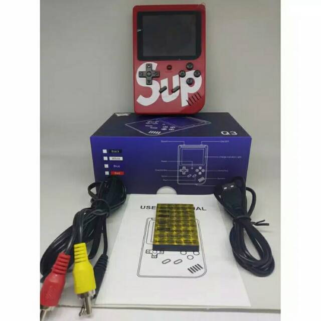 GameBoy Retro 400 Games (Bisa di TV) Console Game Portable AV TV