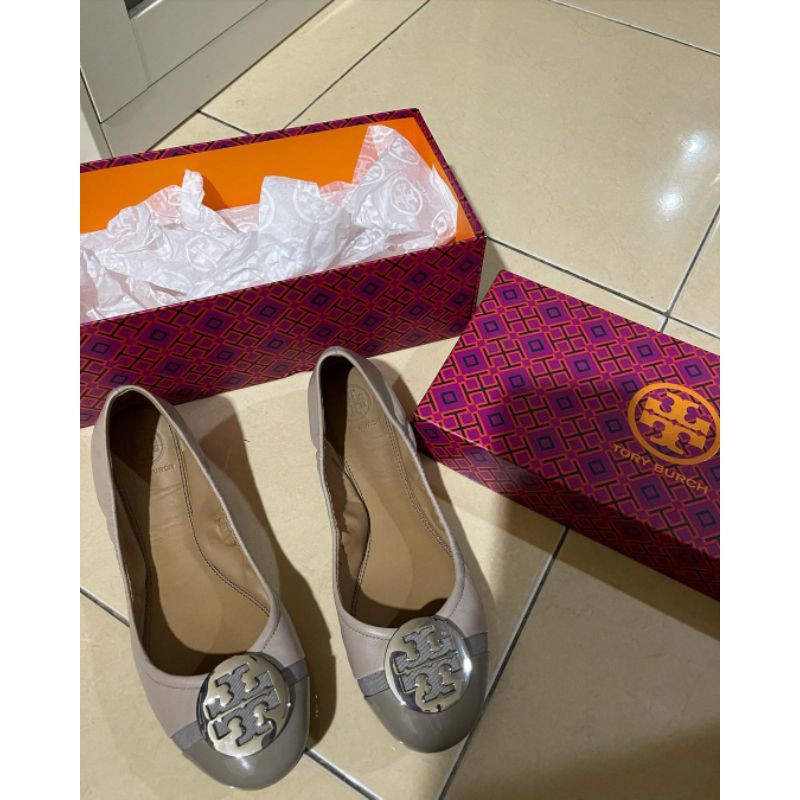 Preloved Flatshoes Tory Burch Original